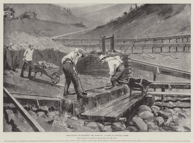 From Euston to Klondike, the Wash-Up, a Scene on Bonanza Creek by Arthur David McCormick